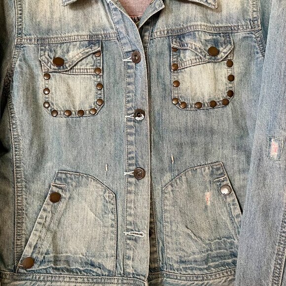 KENYA Denim Jean Jacket Blazer - Picture 4 of 12
